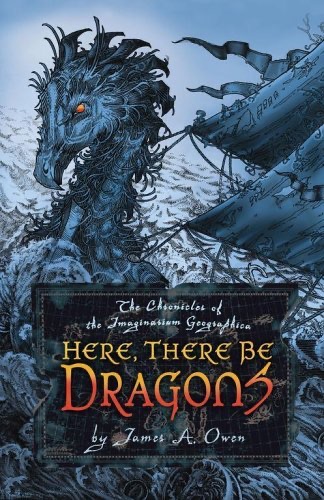 Sampul buku Here, There Be Dragon